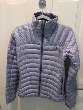 The North Face Women's Light Lavender Quilted Puffer Tonnerro Jacket